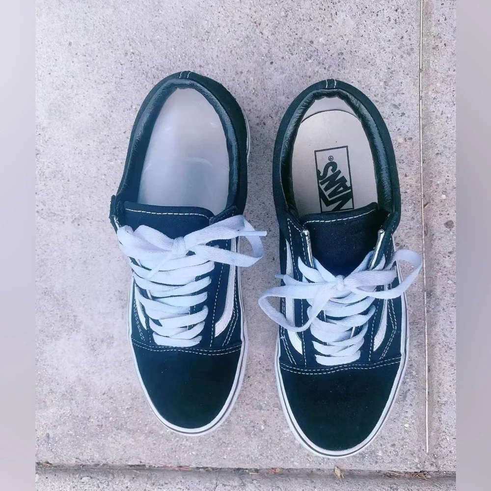 Vans | Old Skool Skateboard Shoes | Black & White | Unisex Womens 9 |‎ Mens 7.5 - Picture 4 of 8